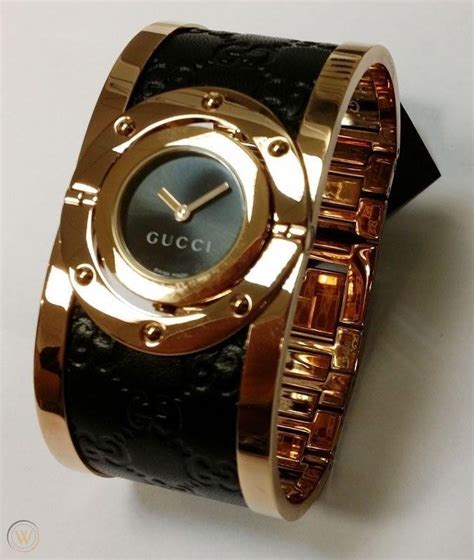 gucci twirl rose gold watch|Gucci twirl watches for women.